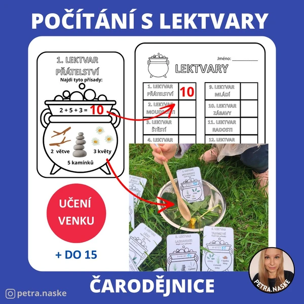 Čarodějnice - počítání s lektvary 1