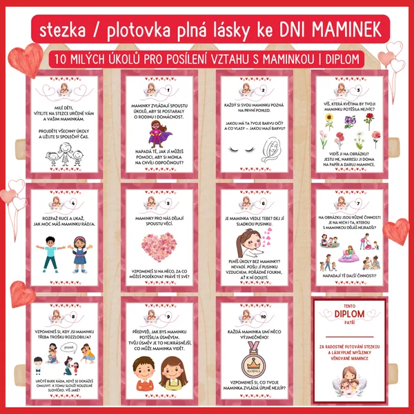 Láskyplná plotovka/stezka - Den maminek 1