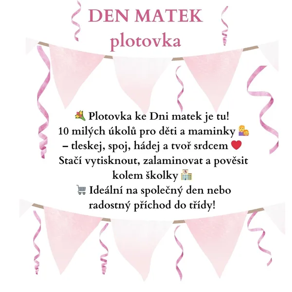 💐 Plotovka ke Dni matek 1
