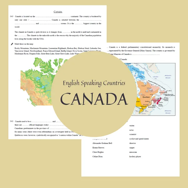 Canada and Ireland (English speaking countries) 1