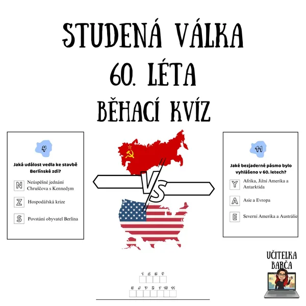 Běhací kvíz - Studená válka 60. léta 1