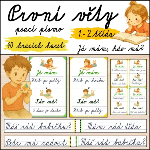 📚 Čtení, co děti opravdu baví! První věty! 1