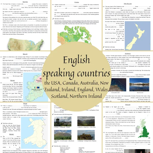 English speaking countries 1