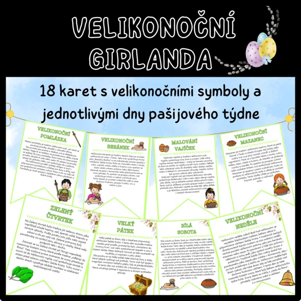 Velikonoční girlanda 1