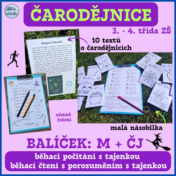 ČARODĚJNICE - BĚHACÍ BALÍČEK: M + ČJ 1