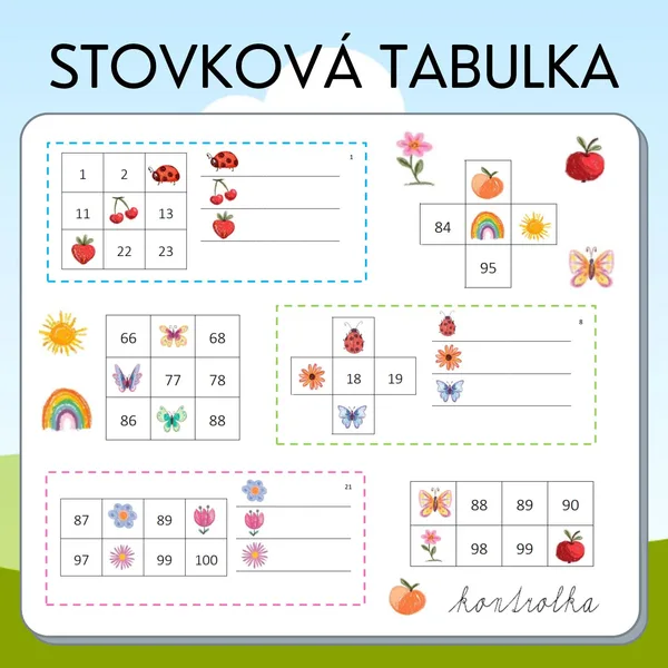 Stovková tabulka 1