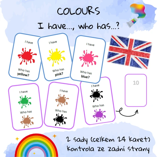 Colours - I have ..., who has ... ? 1