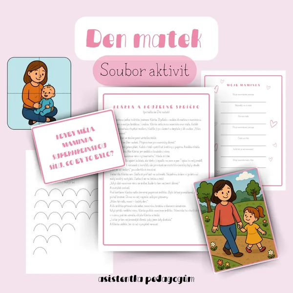 Den matek - soubor aktivit s příběhem 1