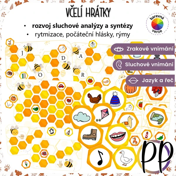 Včelí hrátky - rozvoj sluchového vnímání 1