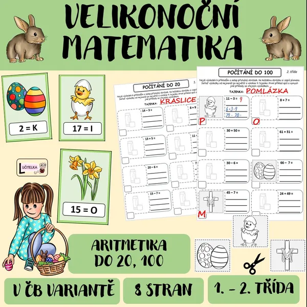 VELIKONOČNÍ POČÍTÁNÍ 1.-3.TŘÍDA 1