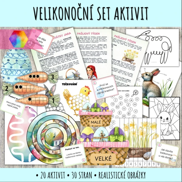 Velikonoční příprava do školky 1