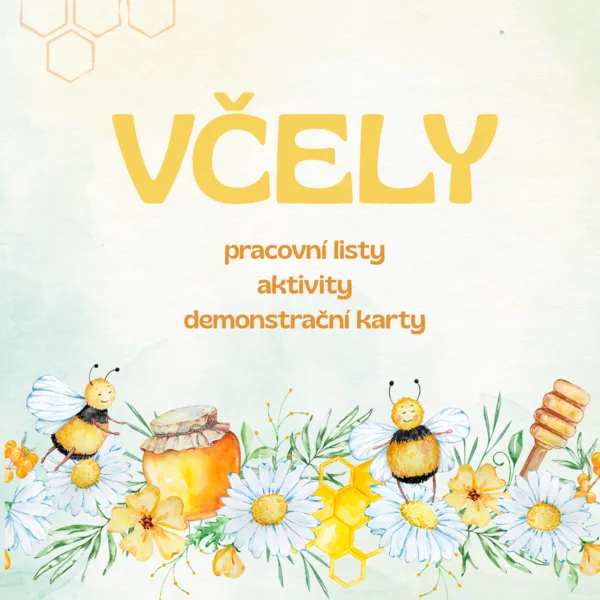 Včely - pracovní listy, aktivity, demonstrační karty 1