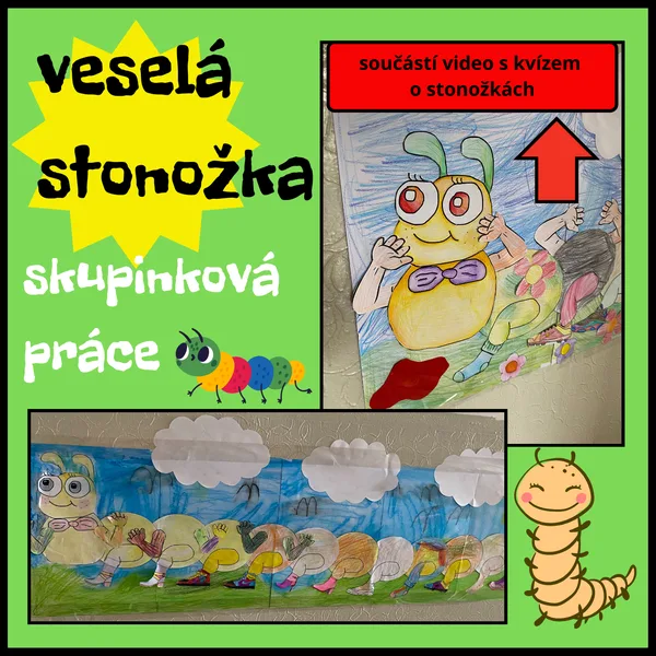 VESELÁ STONOŽKA - SKUPINKOVÁ PRÁCE - PŘÍPRAVA NA DVOUHODINOVKU 1