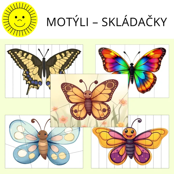 MOTÝLI - SKLÁDAČKY 1
