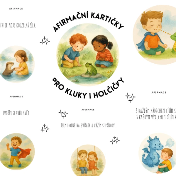 Afirmační kartičky pro kluky i holčičky 1