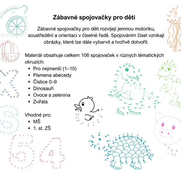 Zábavné spojovačky pro děti 1