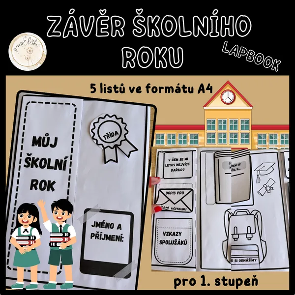 Lapbook - závěr školního roku 1