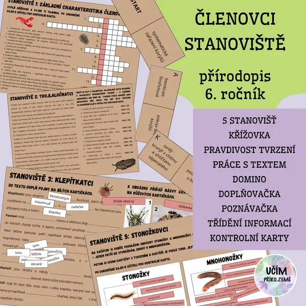 Členovci - stanoviště 1