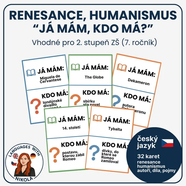 Renesance, humanismus - Já mám, kdo má 1