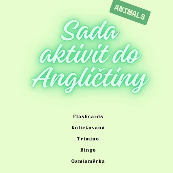Sada aktivit - Animals 1