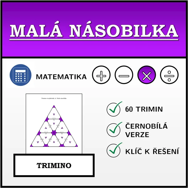 Trimino - Malá násobilka | matematika 1