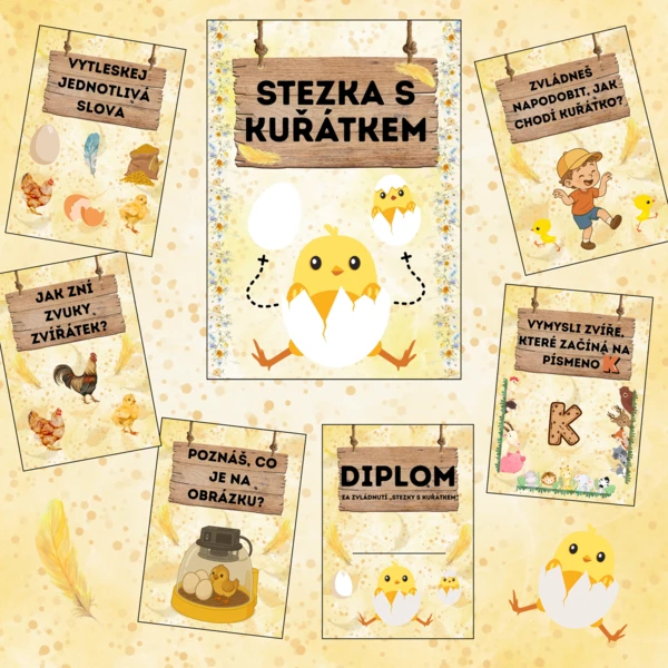 🐣🐥STEZKA S KUŘÁTKEM 🐣🐥 1