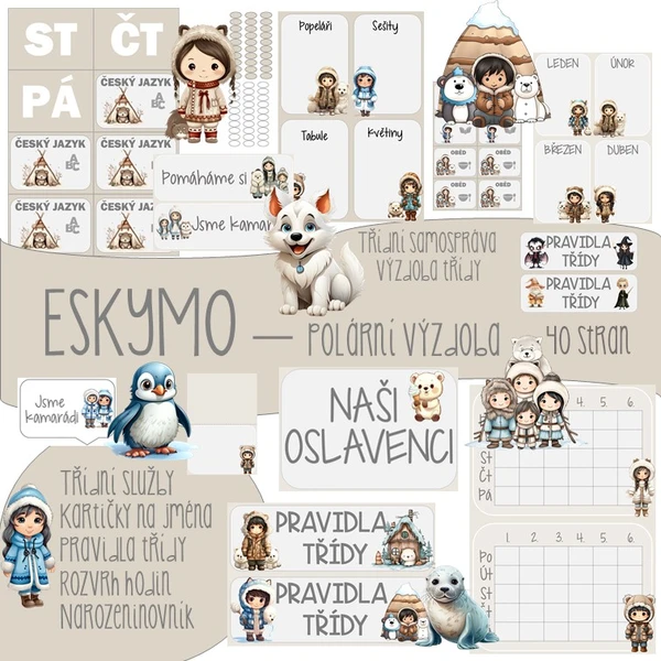 Třídní samospráva - výzdoba třídy ESKYMO 1