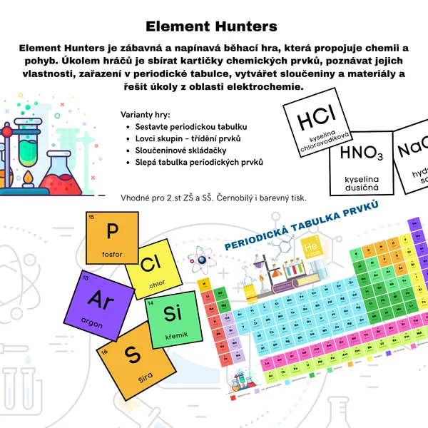 Element Hunters - pochopte svět chemie v pohybu! 1