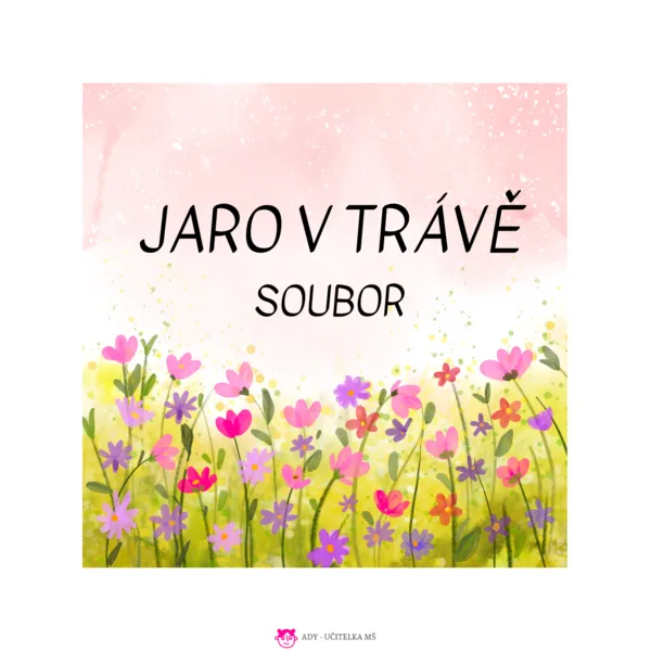 Jaro v trávě - soubor aktivit 1