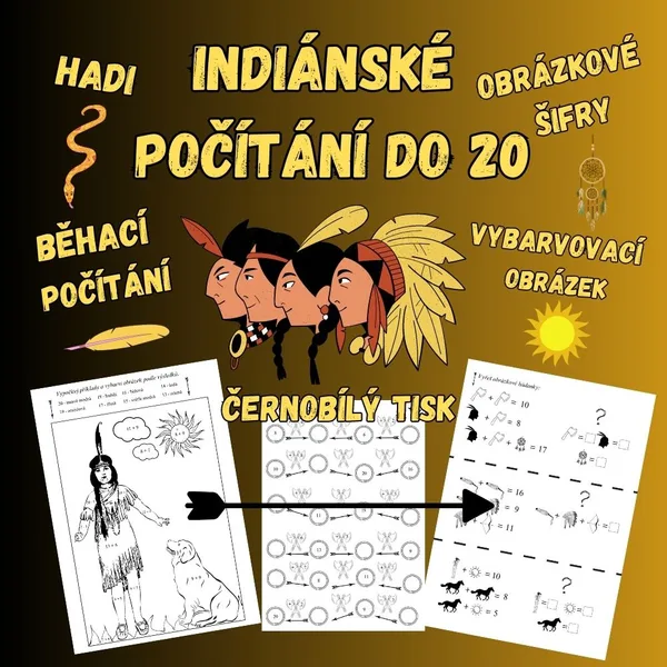 Indiánské počítání do 20 1