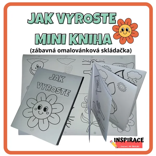 JAK VYROSTE KVĚTINA mini kniha  1