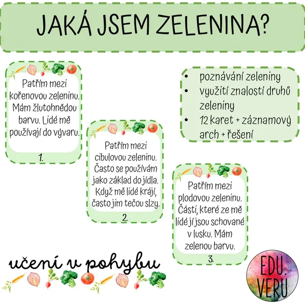 Jaká jsem zelenina? 1