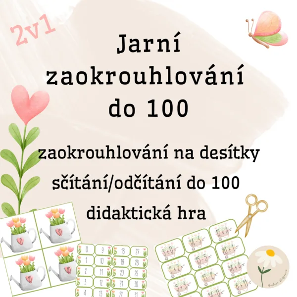 Jarní zaokrouhlování do 100 1