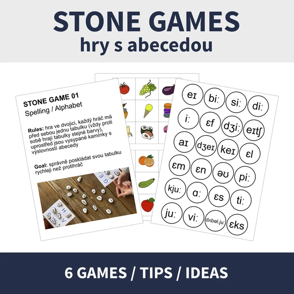 STONE GAMES (abeceda, slovní zásoba) 1
