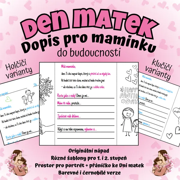 ✉️ Dopis pro maminku do budoucnosti - Den Matek✉️ 1
