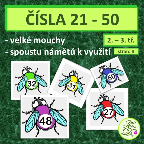 Čísla 21 - 50 (mouchy) 1