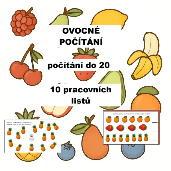 Ovocné počítání do 20 1