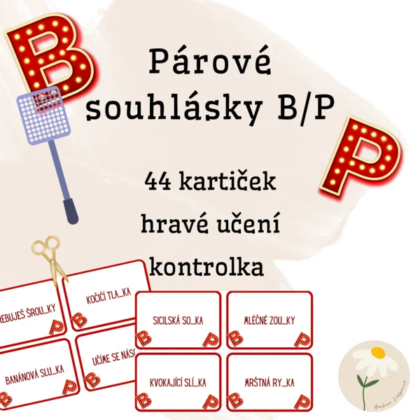 Párové souhlásky B/P 1