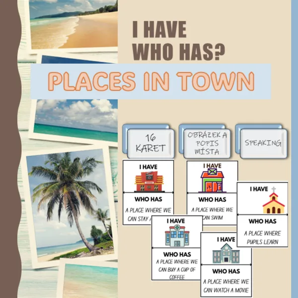 Places in town - I have/Who has..? 1