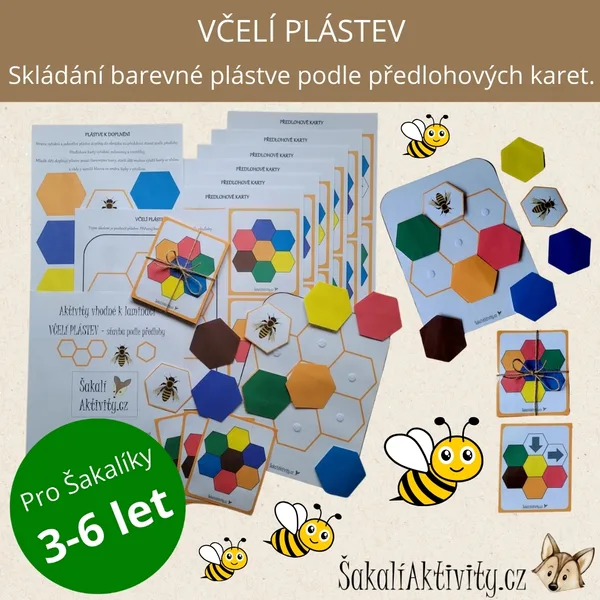 Sada aktivit - VČELÍ PLÁSTEV - stavba podle předlohy 1