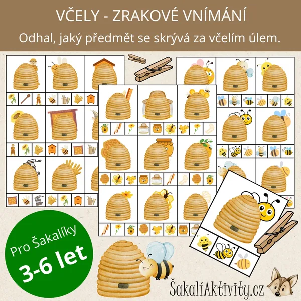  VČELY - Co se skrývá za úlem? - zrakové vnímání  1