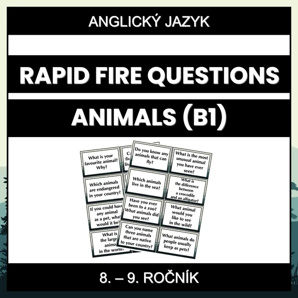 Rapid Fire Questions - Animals (B1) 1