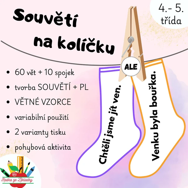 Souvětí na kolíčku 1