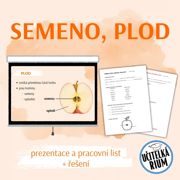 SEMENO a PLOD - prezentace a pracovní list 1
