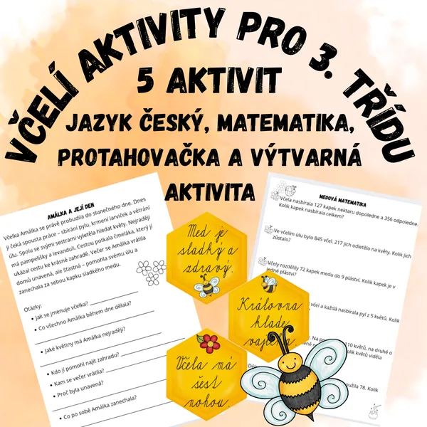 Včelí aktivity pro 3. třídu - Světový den včel 1