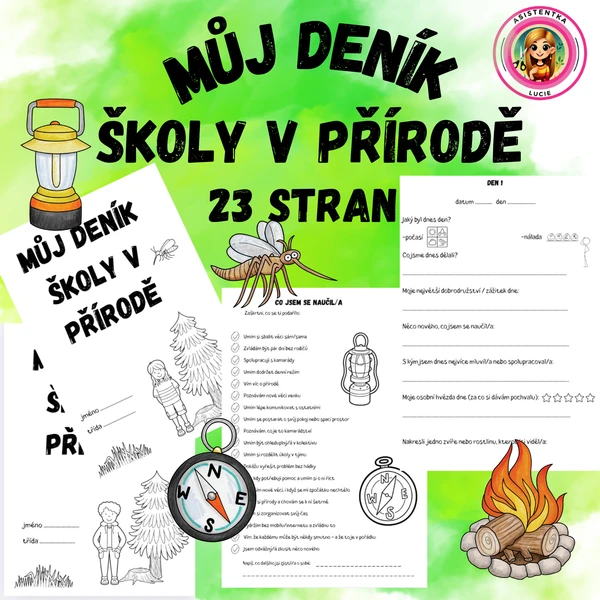 Můj deník školy v přírodě 1