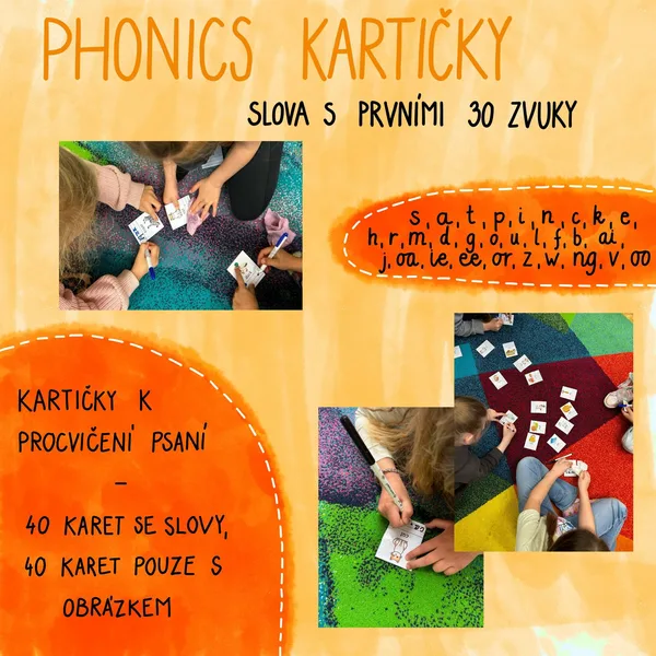 Phonics - writing cards 1