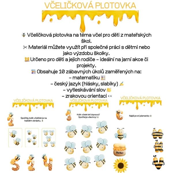Včeličková plotovka. 🐝 1