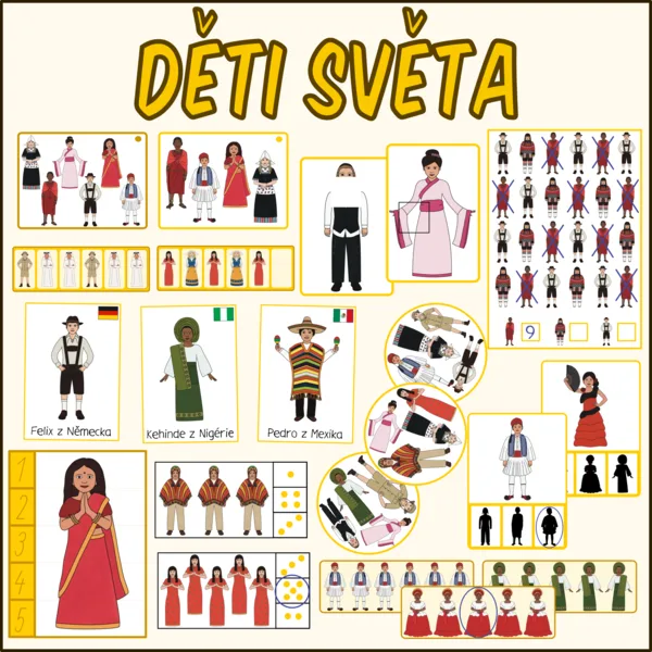 Děti světa - Aktivity pro předškoláky 1