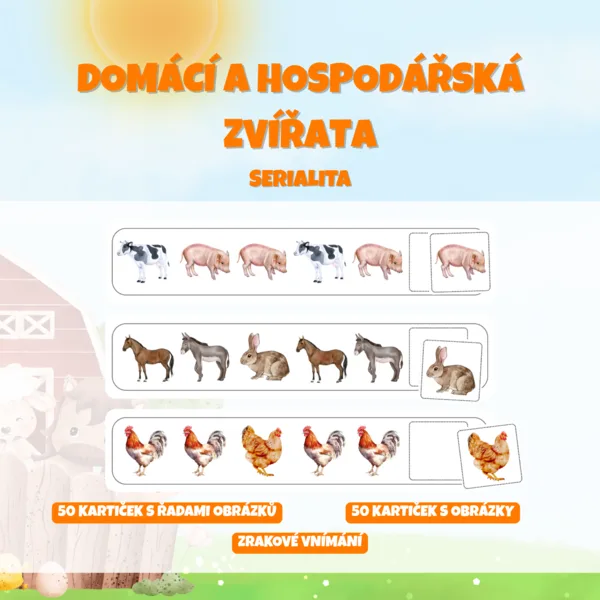 DOMÁCÍ A HOSPODÁŘSKÁ ZVÍŘATA - serialita 1